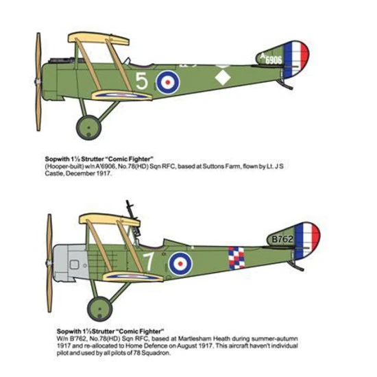 Roden 637 1/32 Sopwith 1 1/2 Strutter Comic Fighter Aircraft Model Kit