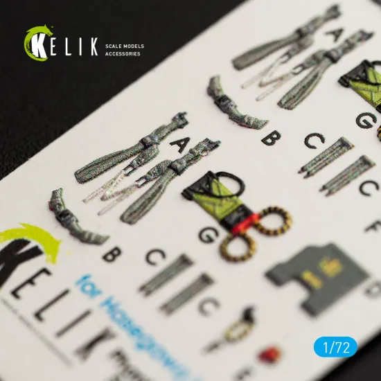 Kelik K72034 1/72 Rf-4e Phantom Ii Interior 3d Decals For Hasegawa Model Kit