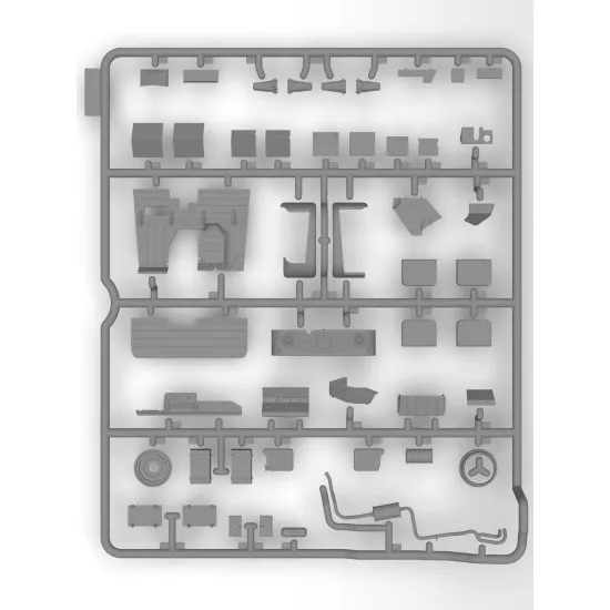 Icm 35137 1/35 Unimog S 404 German Military Radio Truck Scale Model Kit