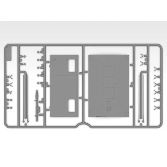 Icm 35137 1/35 Unimog S 404 German Military Radio Truck Scale Model Kit