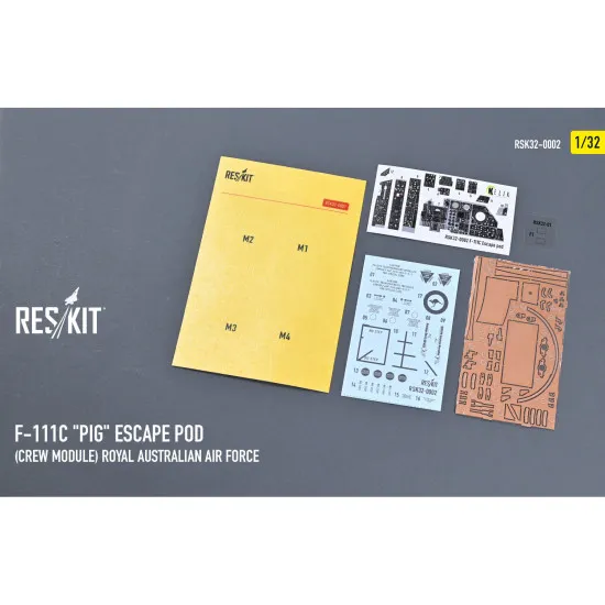 Reskit Rsk32-0002 1/32 F-111c Pig Escape Pod Crew Module Royal Australian Air Force Resin Model Kit