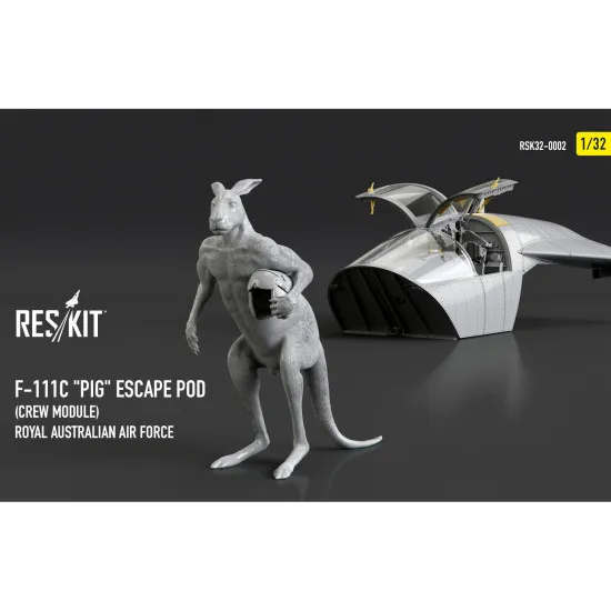 Reskit Rsk32-0002 1/32 F-111c Pig Escape Pod Crew Module Royal Australian Air Force Resin Model Kit