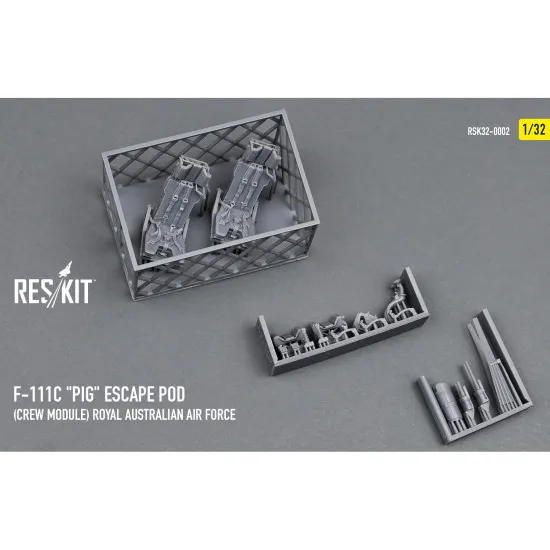 Reskit Rsk32-0002 1/32 F-111c Pig Escape Pod Crew Module Royal Australian Air Force Resin Model Kit