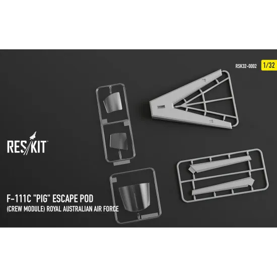 Reskit Rsk32-0002 1/32 F-111c Pig Escape Pod Crew Module Royal Australian Air Force Resin Model Kit