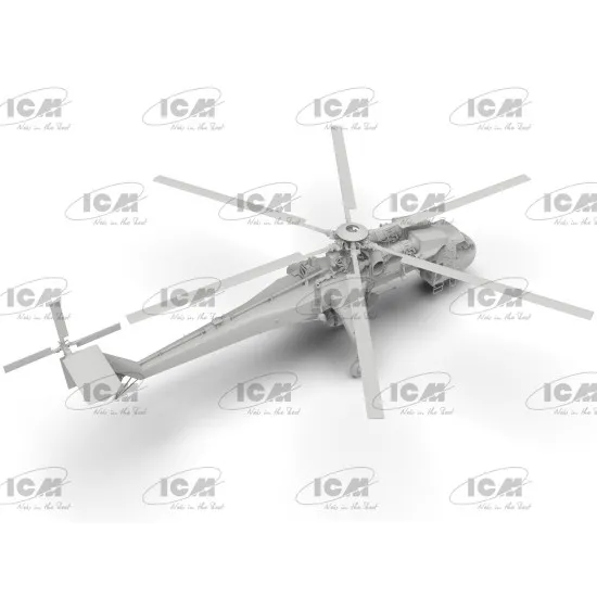 Icm 53055 1/35 Sikorsky Ch-54a Tarhe With M-121 Bomb Military Helicopter