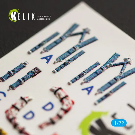 Kelik K72042 1/72 Ov-10a Bronco Interior 3d Decals For Icm Scale Mode Kit