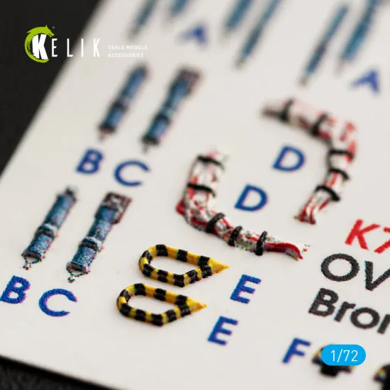 Kelik K72042 1/72 Ov-10a Bronco Interior 3d Decals For Icm Scale Mode Kit