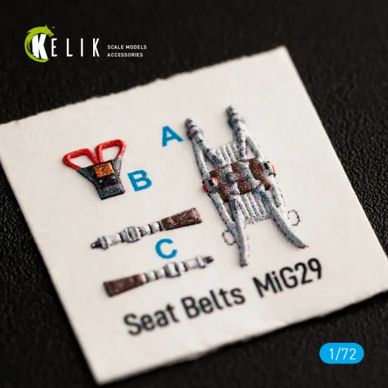 Kelik K72043 1/72 Mig-29 Fulcrum-a 9-12 Interior 3d Decals For Gwh Model Kit