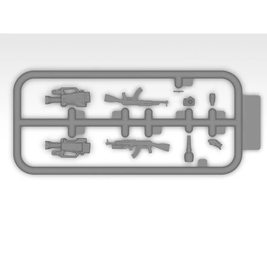 Icm 35751 1/35 Journalists In War Plastic Model Kit 4 Figures