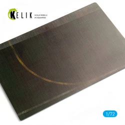 Kelik Ks72008 1/72 K-1-d Base Acrylic 3 Mm 280 X 180 Mm 170 G Accessories