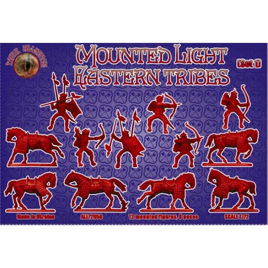 Alliance 72056 1/72 Mounted Light Eastern Tribes Set 1 Plastic Model Kit
