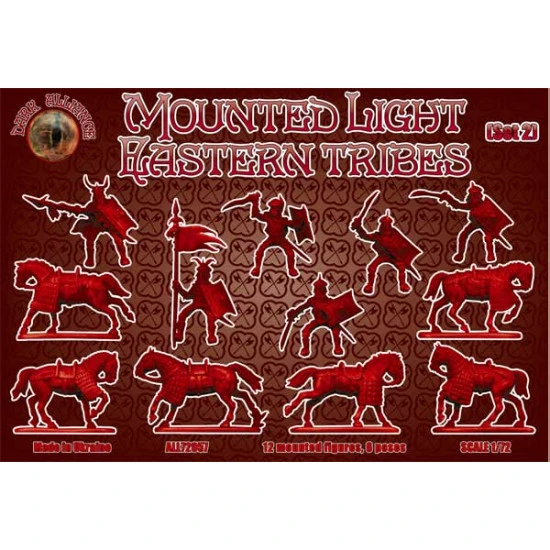 Alliance 72057 1/72 Mounted Light Eastern Tribes Set 2 Plastic Model Kit Alliance 72057 1/72 Mounted Light Eastern Tribes Set 2 Plastic Model Kit