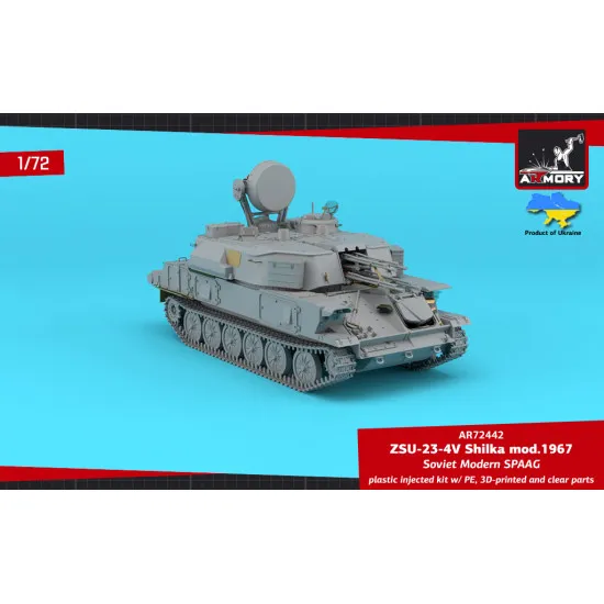 Armory Ar72442 1/72 Zsu-23-4v Shilka Mod 1967 Soviet Aa Spg