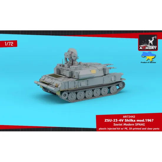 Armory Ar72442 1/72 Zsu-23-4v Shilka Mod 1967 Soviet Aa Spg