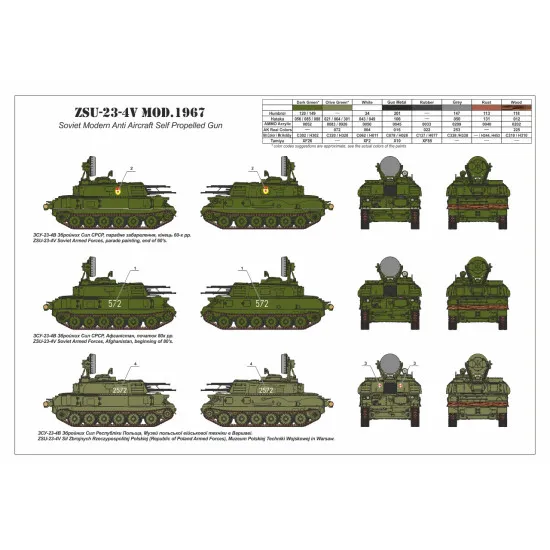 Armory Ar72442 1/72 Zsu-23-4v Shilka Mod 1967 Soviet Aa Spg