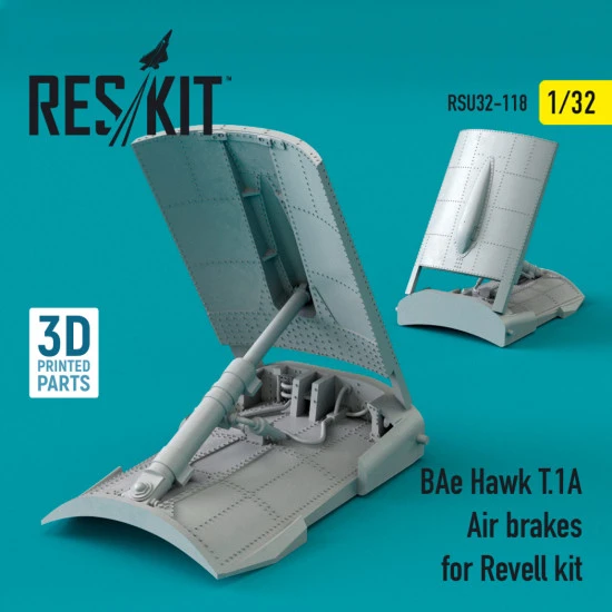 Reskit Rsu32-0118 1/32 Bae Hawk T1a Air Brakes For Revell Kit 3d Printing