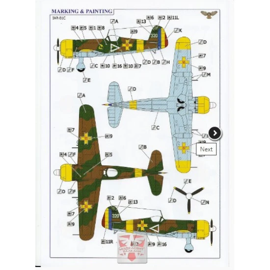 Sova Model 72012 1/72 Iar 81c Scale Model Kit
