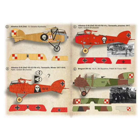 Print Scale 72-490 1/72 Decal For Adams Head On The Wings Of The Great War