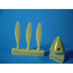 Sbs 48004 1/48 Mig-3 Vish-22e Propeller Set For Trumpeter Kit Resin Model Kit