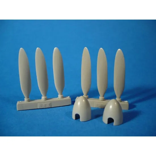 Sbs 48005 1/48 He-219 Uhu Short Sp Propeller Set For Tamiya Kit Resin Model Kit