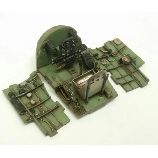 Sbs 48023 1/48 Ki-84 Hayate Frank Cockpit Set For Hasegawa Kit Resin Model Kit