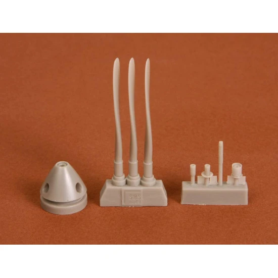 Sbs 48030 1/48 P-39 Airacobra Propeller Set Aeroproduct For Eduard/Hasegawa Kit