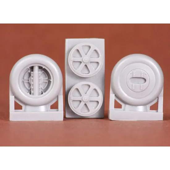 Sbs 48048 1/48 Gloster Gladiator Wheels Spoked For Merit Kit Resin Model Kit