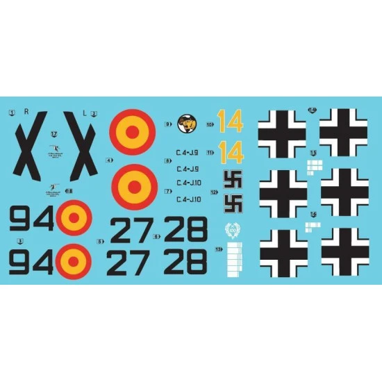 Sbs 48060 1/48 Hispano Ha-1109/1112 K 1l Tripala Resin Model Kit