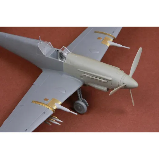 Sbs 48061 1/48 Wing Cannon And Rocket Set For Ha-1112 Tripala/Buchon Spanish