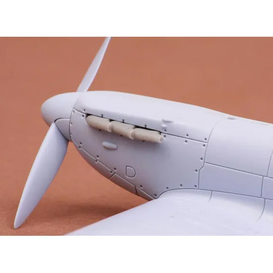 Sbs 72009 1/72 Spitfire Mk I/Ii Exhaust Round For Airfix Kit Resin Model Kit