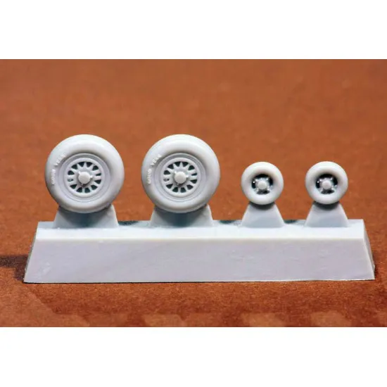 Sbs 72031 1/72 Jas-39c/D Gripen Wheel Set For Revell Kit Resin Model Kit