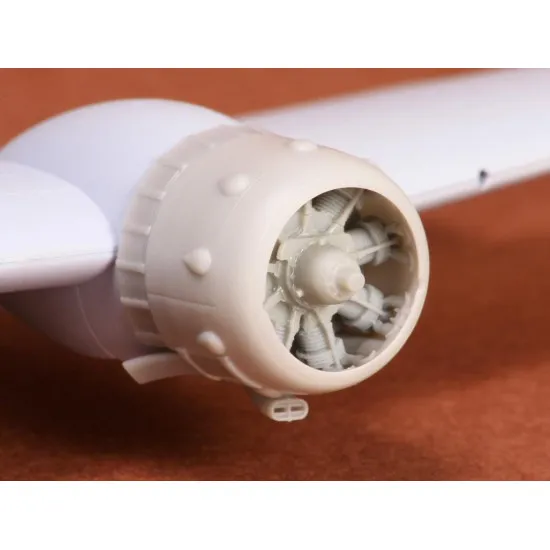 Sbs 72033 1/72 Bristol Blenheim Engine Cowling And Exhaust Set For Airfix Resin