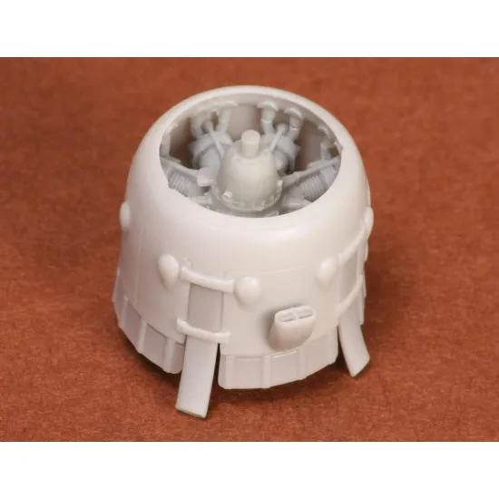 Sbs 72033 1/72 Bristol Blenheim Engine Cowling And Exhaust Set For Airfix Resin