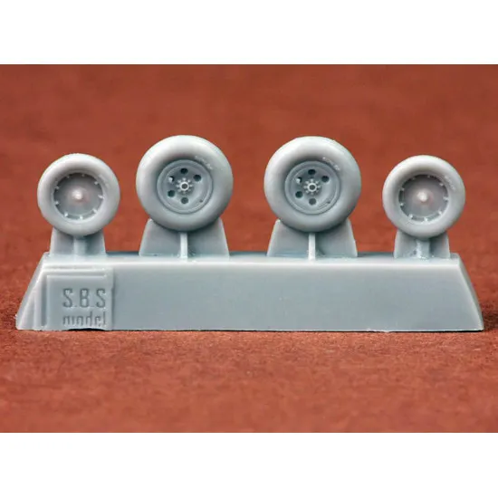 Sbs 72035 1/72 Folland Gnat T 1 Wheel Set For Airfix Kit Resin Model Kit