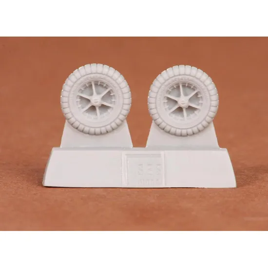 Sbs 72037 1/72 Messerschmitt Bf-109e Wheel Set Resin Model Kit