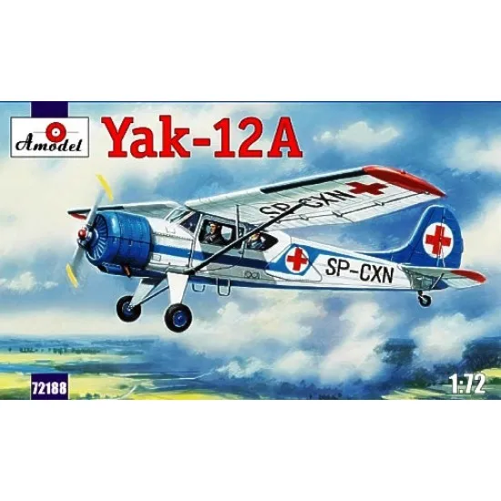 Yakovlev Yak-12A Soviet multirole aircraft 1/72 Amodel 72188
