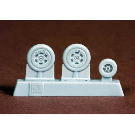 Sbs 72054 1/72 Hawker Hunter Wheel Set For Revell Kit Resin Model Kit