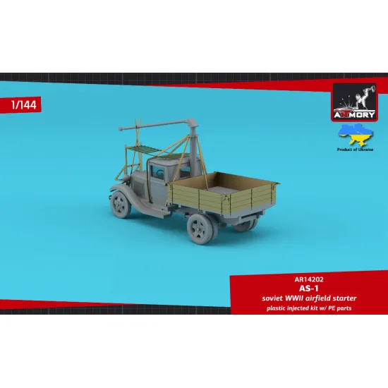 Armory Ar14202 1/144 As 1 Soviet Wwii Airfield Starter On Gaz Aa Chassis