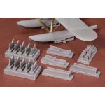 Sbs 72071 1/72 Macchi M 39 Beaching Gear Set For Sbs Model Kit Resin Model Kit