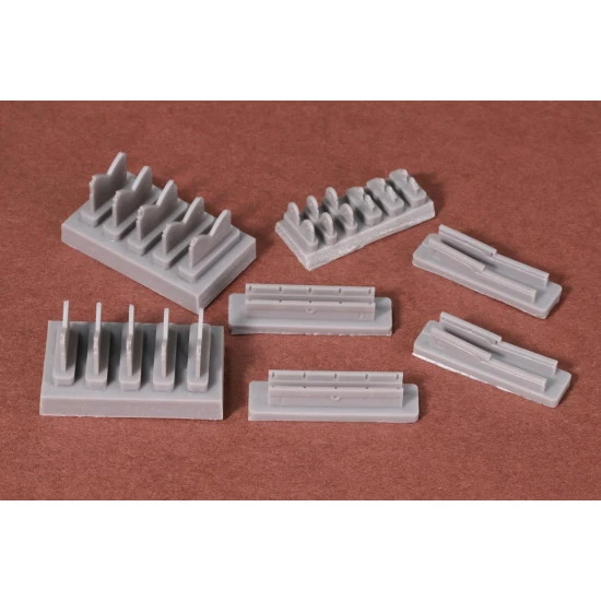 Sbs 72071 1/72 Macchi M 39 Beaching Gear Set For Sbs Model Kit Resin Model Kit