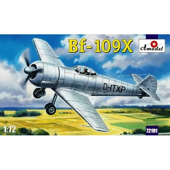 Bf-109X German experimental aircraft 1/72 Amodel 72191