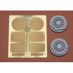 Sbs 35038 1/35 Sd Kfz 171 Panther D Early Fan Cover With Grilles