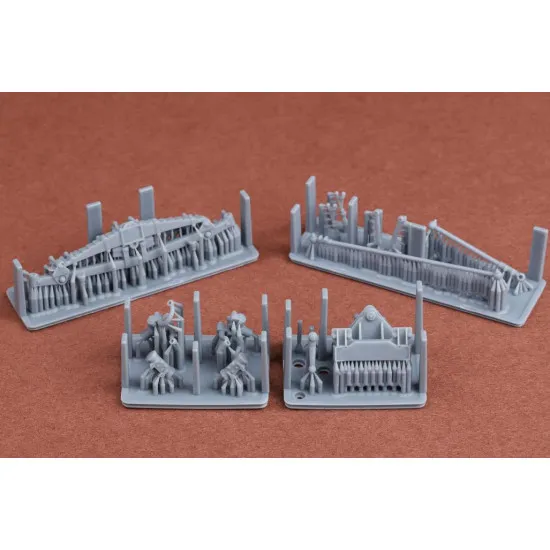 Sbs 3d011 1/35 Sd Kfz 251 Adjustable Frontal Axle For Afv Club Dragon Kits