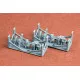 Sbs 3d017 1/35 Towing Pintles For Ww Ii German Vehicles Sd Kfz 11/251 Rso