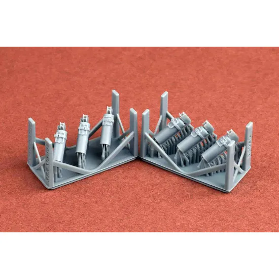 Sbs 3d020 1/35 Fire Extinguisers For Ww Ii German Afv 3d Print Resin Kit