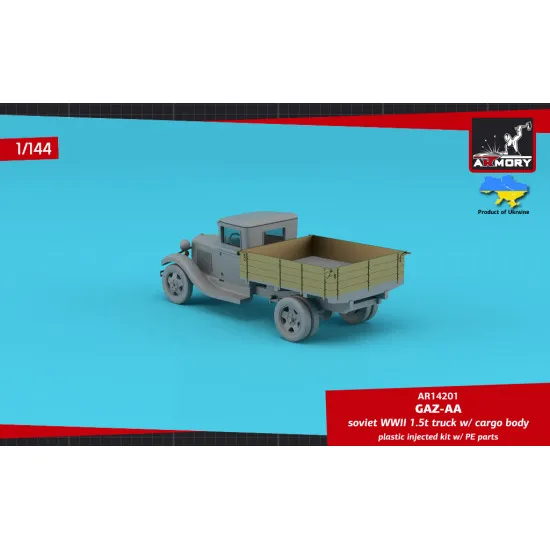 Armory Ar14201 1/144 Gaz Aa Soviet Wwii Cargo Truck Military Vehicle