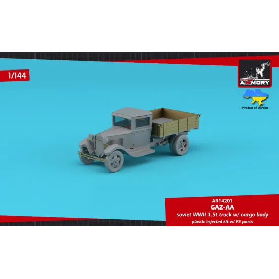 Armory Ar14201 1/144 Gaz Aa Soviet Wwii Cargo Truck Military Vehicle