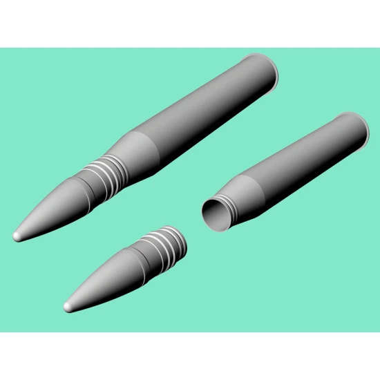Eureka A-3532 1/35 Ammo W/Box 8,8 Cm Pzgr.patr.40/43 Kw.k.43