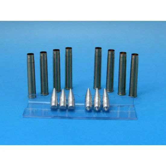 Eureka Ab-356 1/35 Ammo 7,5 Cm For Kw.k.36 8pcs For Sd.kfz.181 Tiger
