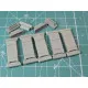 Eureka E-002 1/35 Ammo Boxes For 7.5 Cm Kw.k.40/Stu.k.40 L/43 L/48 5pcs